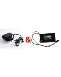 Chargeur et accu LiPo 2800mAh 2S 7.4V