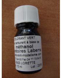 Colorant pour carburant vert