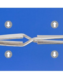 Reverse Action Blunt End Tweezers