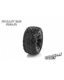 1:10 Off-Road Komplett Räder Reifen Bullit 2.2 auf Felgen Titan 2.2 Black