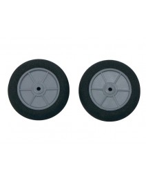 Roues légères en caoutchouc mousse 60 mm P2