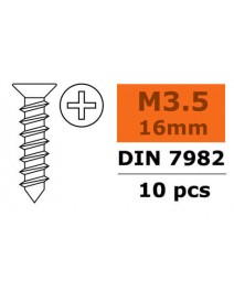 Senk-Blechschraube 3,5X16 10x