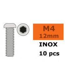 Linsen-Kopfschraube M4X12 Inox 10x