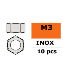 Sechskantmutter M3 Inox 10x