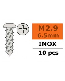 Linsen-Blechschraube 2,9X6,5 10x