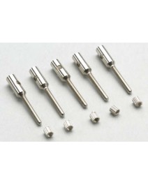 Alu Hülsen M2 stäbe Ø4mm 5x