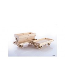 Wagons bois Laser-Cut