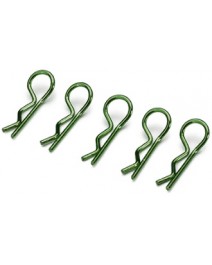 Body clips small grün
