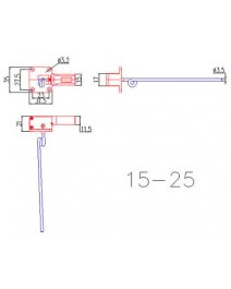 Mechanik-Elektrik-Einziefahrwerk 15-25 90°