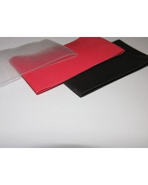 Gaine thermorétractable 80mm rouge 1m