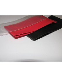 Gaine thermorétractable 100mm rouge 1m