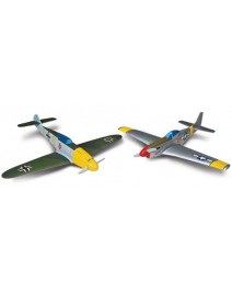 AirCore Me 109 + P-51 Tx-R