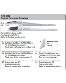 Panda Fuselage et Tringles