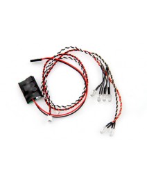 Axial LED Controller w/ LED Lights 4White-2Red