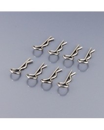 Body clips silver 1:10