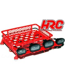 Crawler Kleine Dach-Regal rot mit LEDs