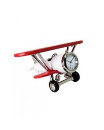 Siva Clock Avion rouge