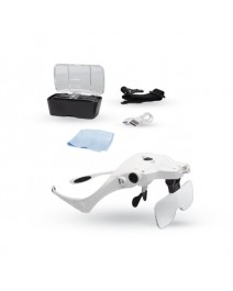 LED Magnifier Set & 5 Lenses